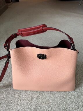 Coach | Bags | Coach M76f15250 Signature Sateen Purse Gold Beige